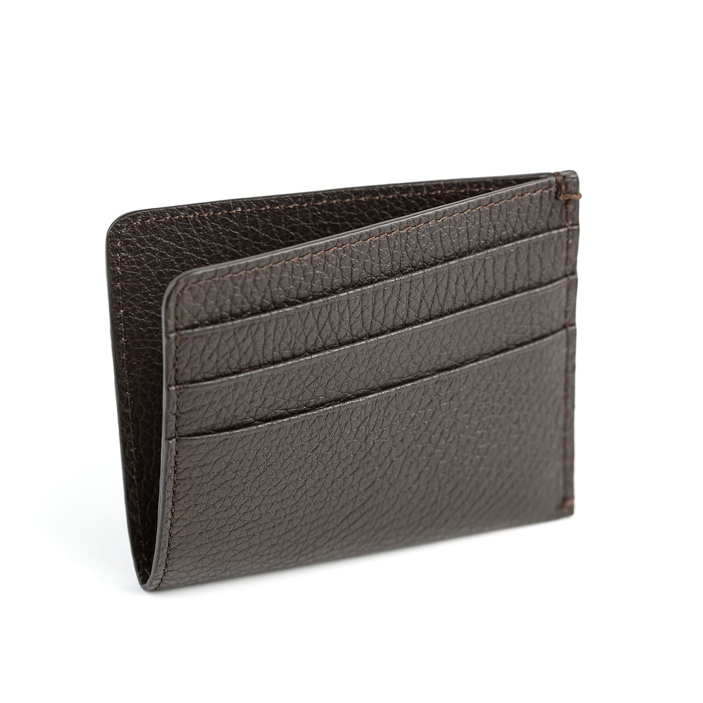 Leather Card Holder · tumbled steer