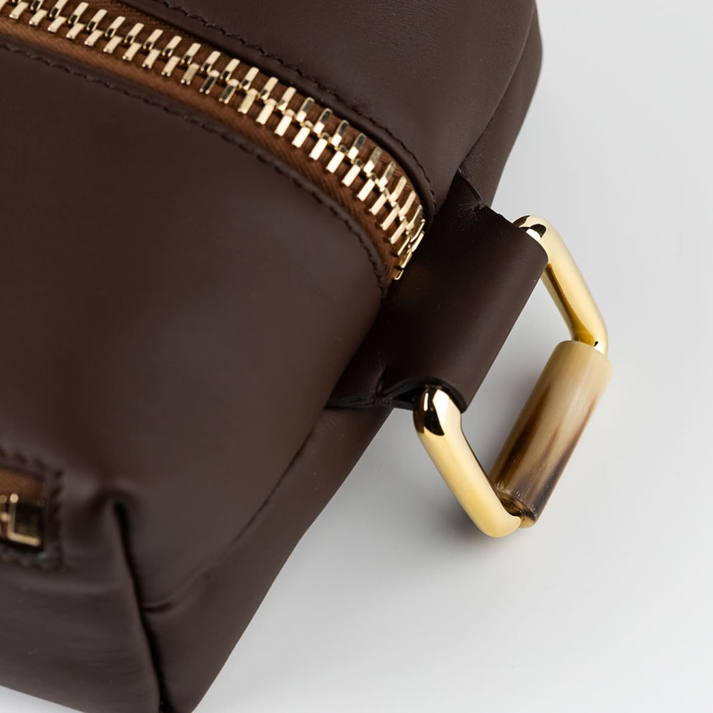 Leather Dopp Kit · top calf