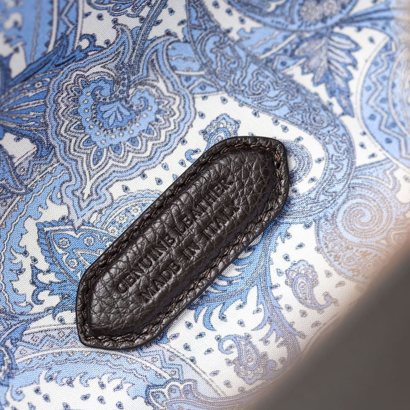 Necessaire testa di moro · pelle bottalata