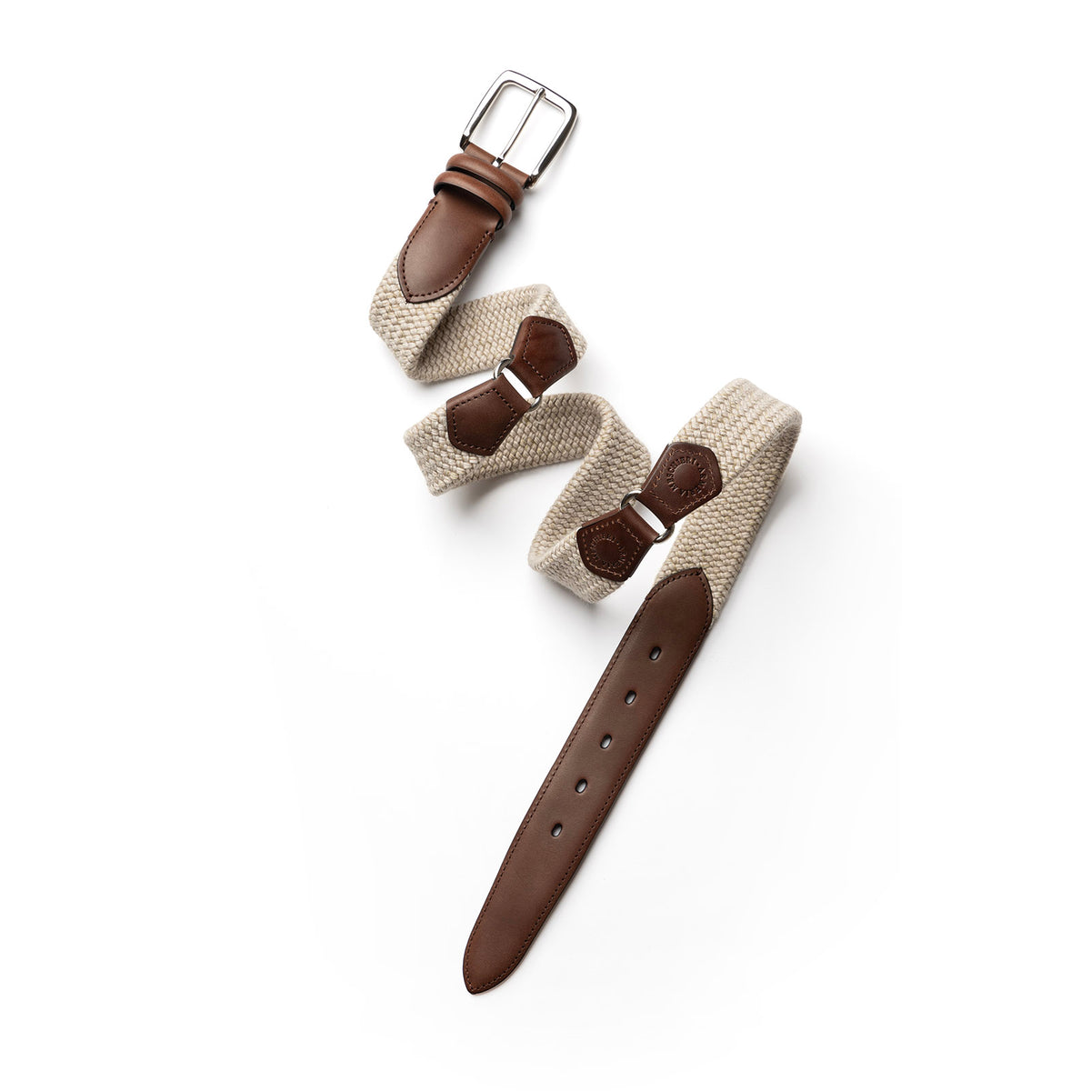 Horse in pelle e lana beige