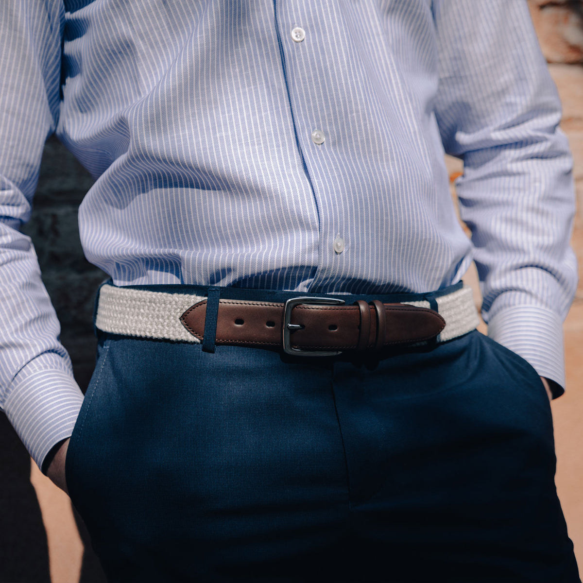 Linen & Leather grigio