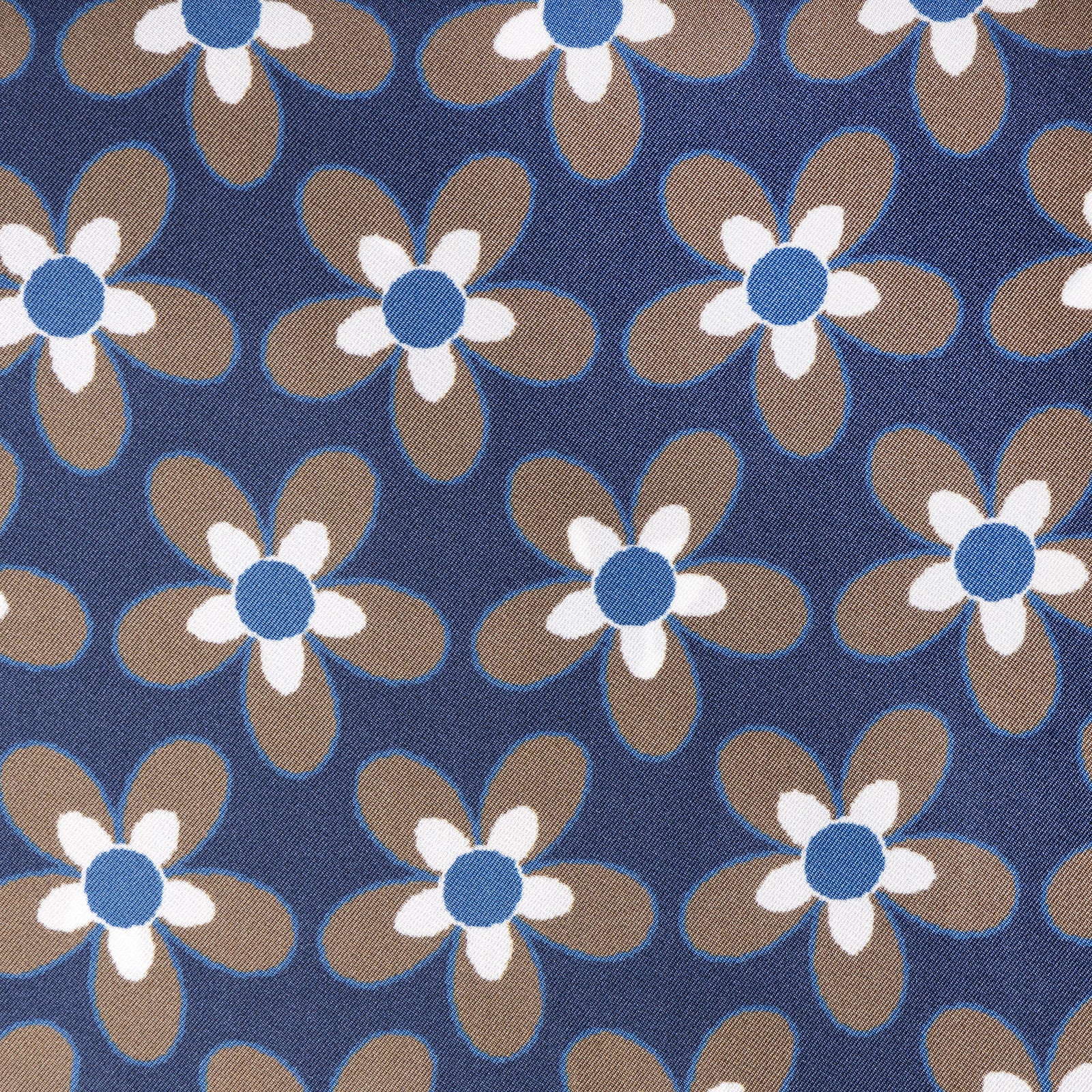 Blue silk Scarf