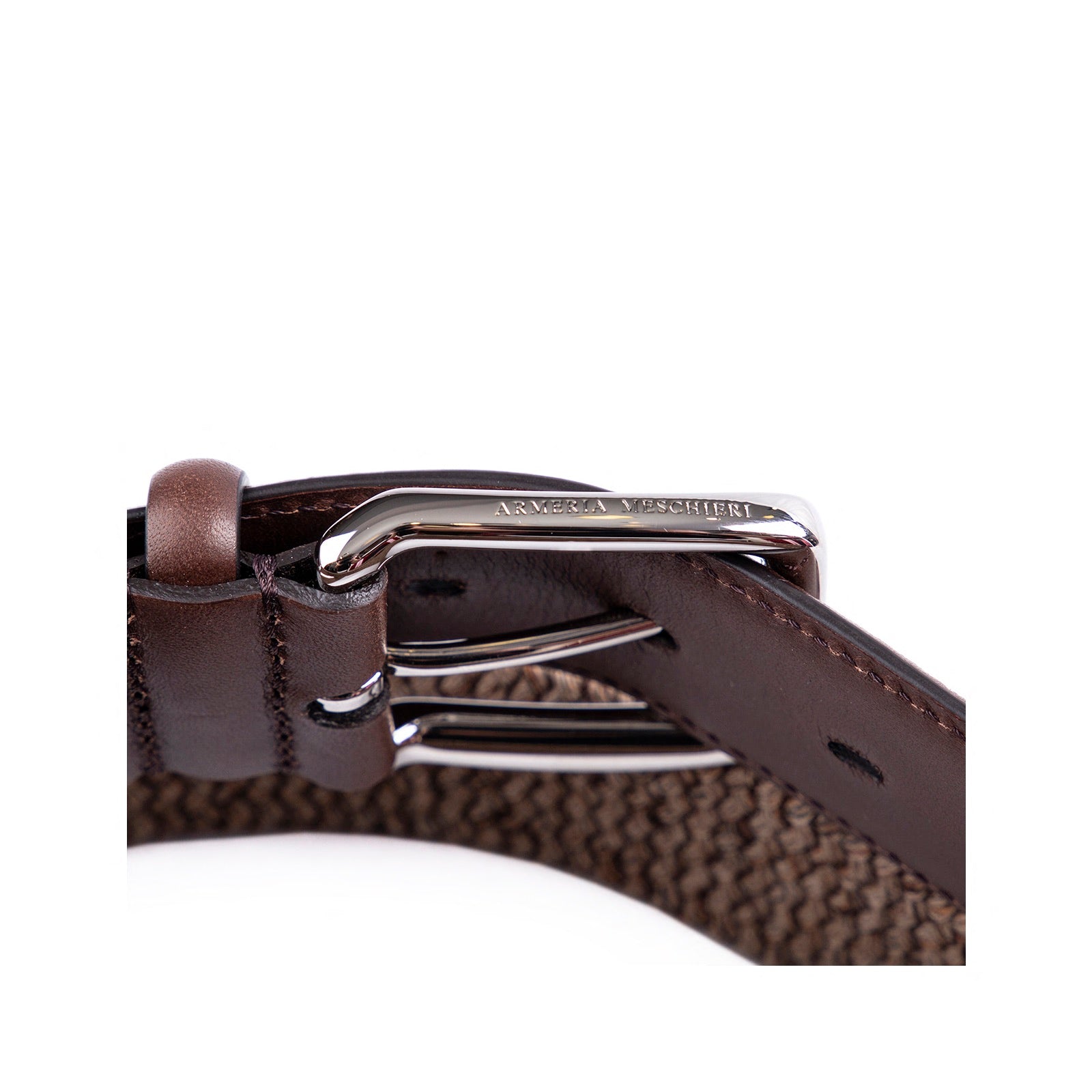 Wool & Leather nut belt - Armeria Meschieri