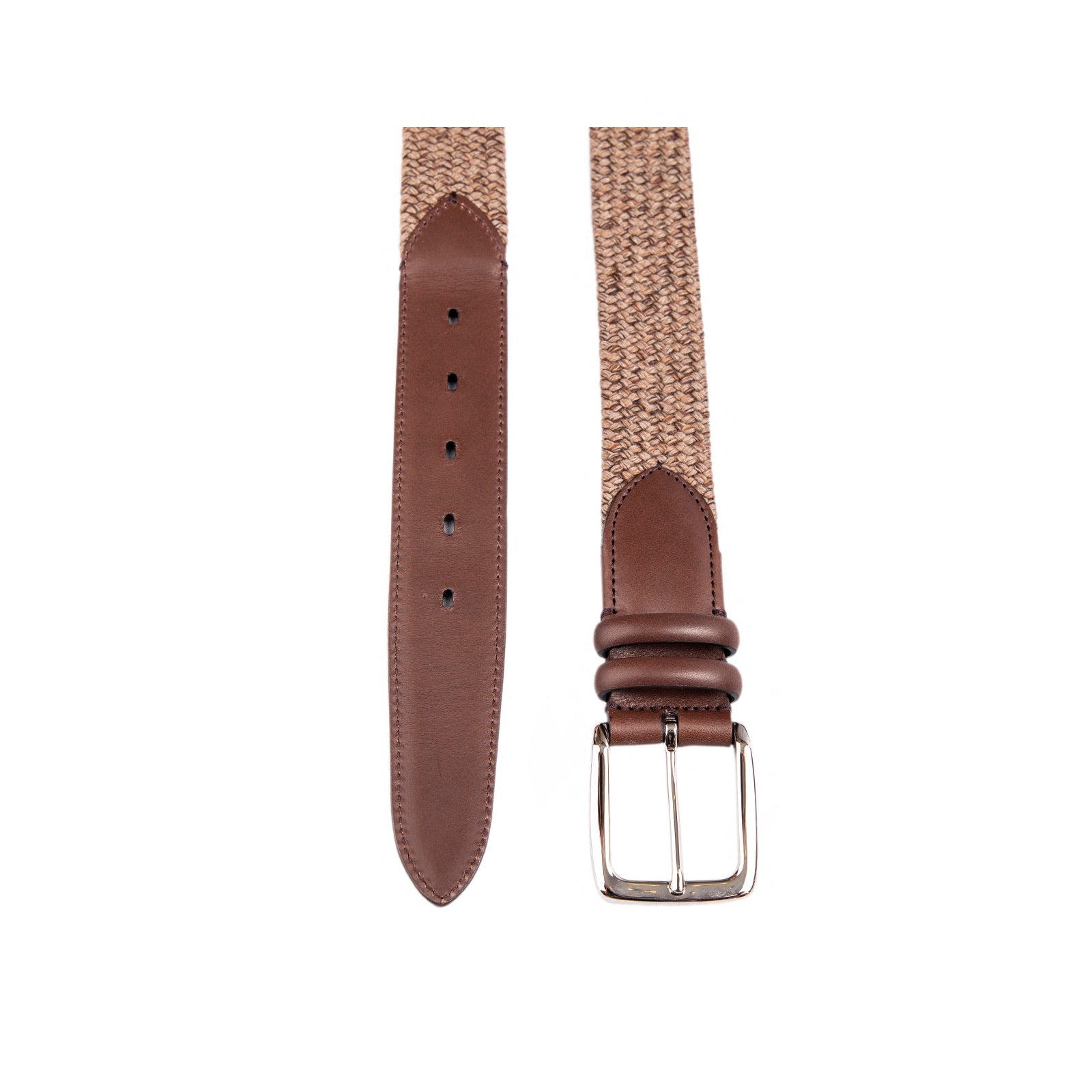 Wool & Leather nut belt - Armeria Meschieri