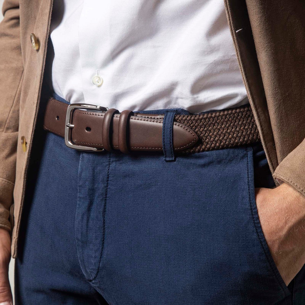 Wool & Leather marrone