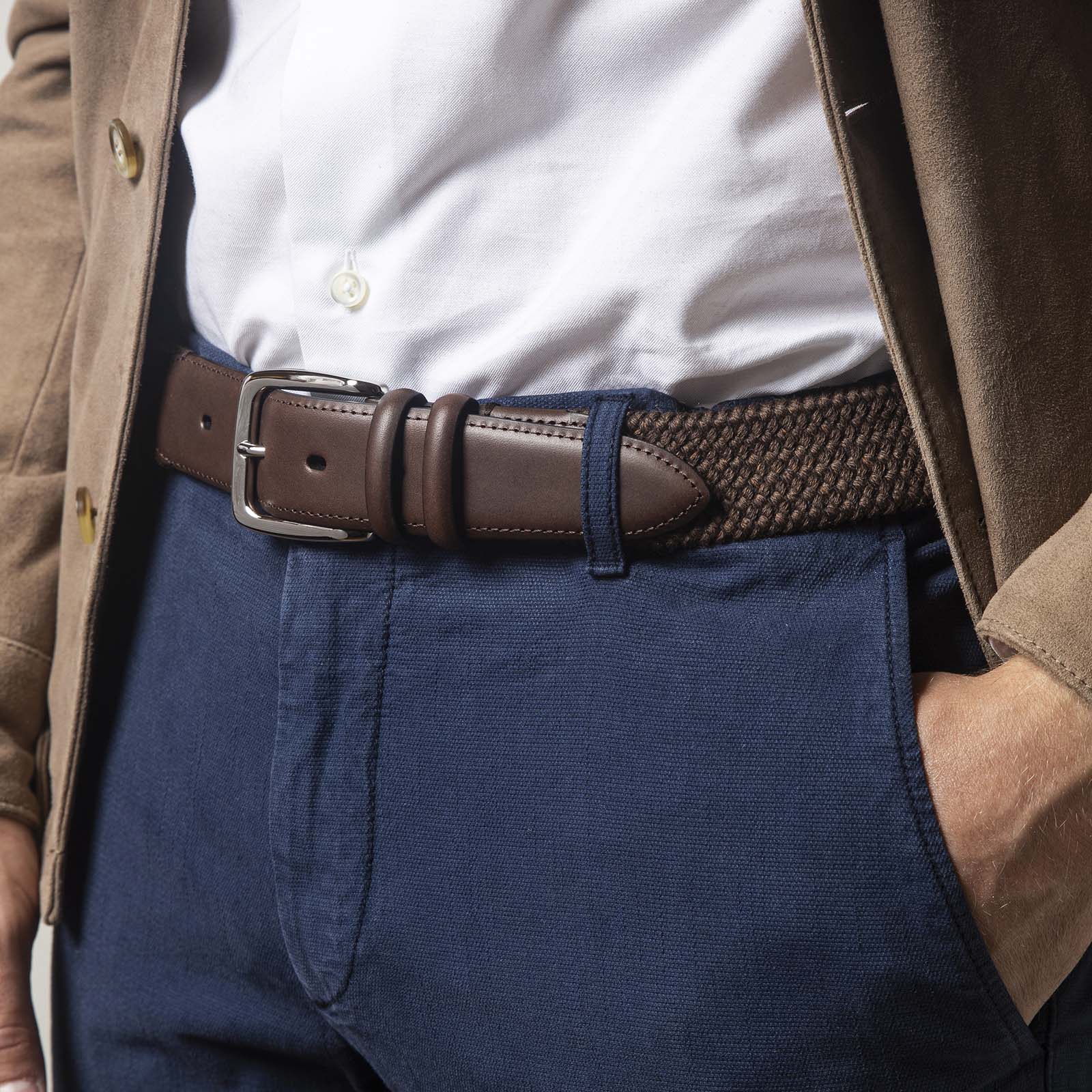 Wool & Leather brown